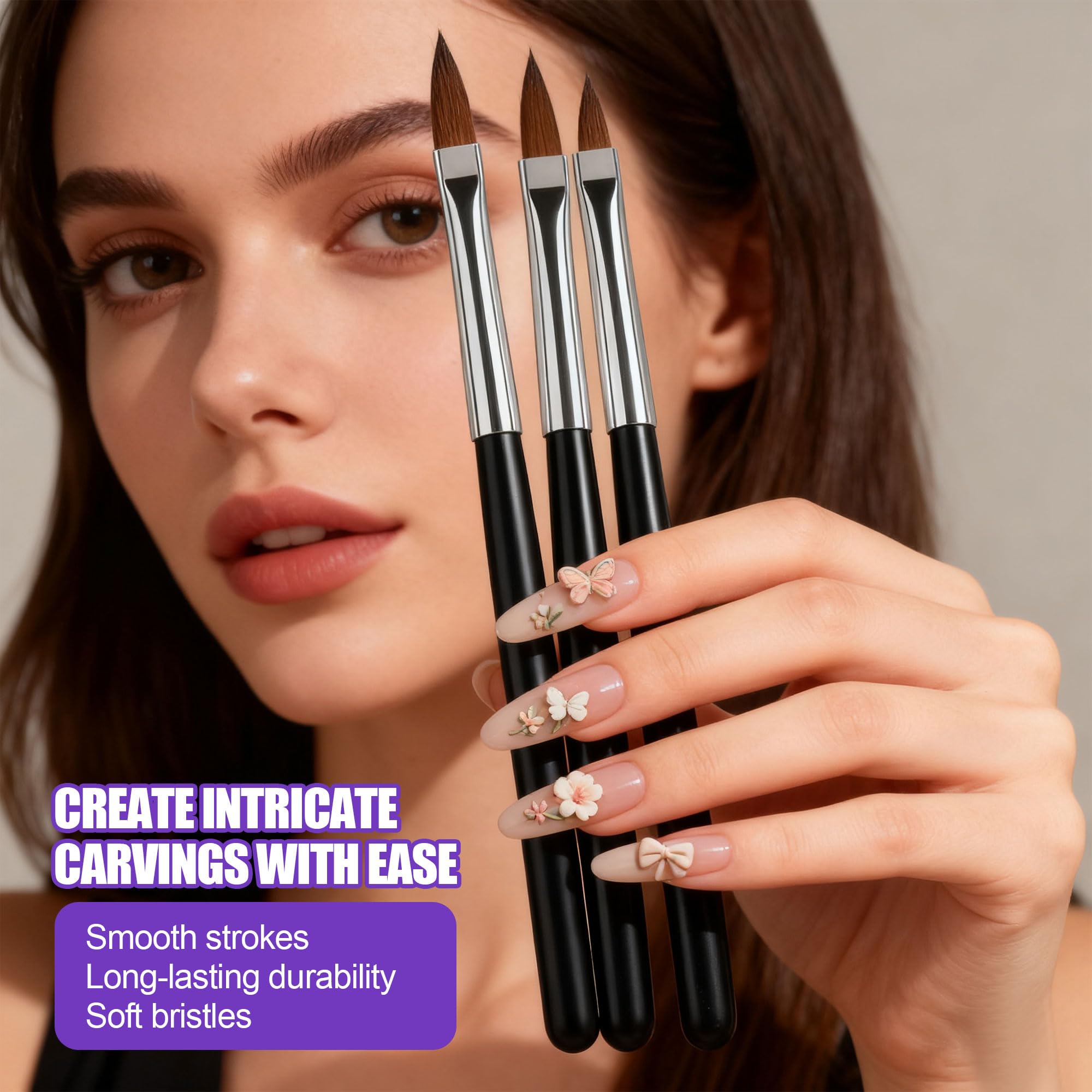 Artdone dual nail stands to display designs while you work