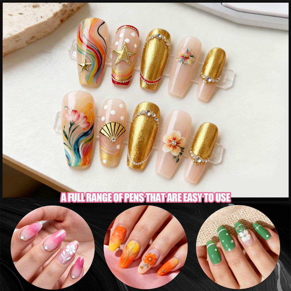 Artdone nail stands set keeps nails organized during design