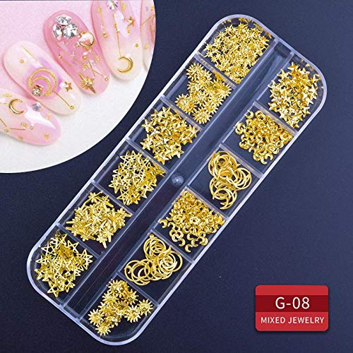 Artdone perlas base plana y rhinestones mezcla para combinaciones únicas.