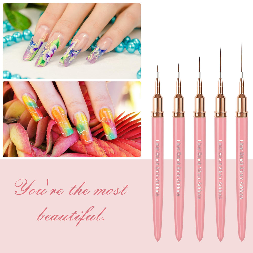 Artdone pink liner brush 25mm for broad accents