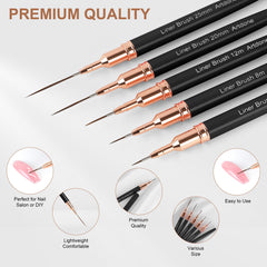 Artdone seamless copper ferrules ensure secure brush attachment during use.