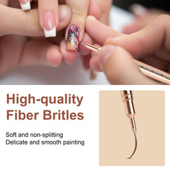 Artdone 8mm thin-line brush ideal for crisp decorative accents.