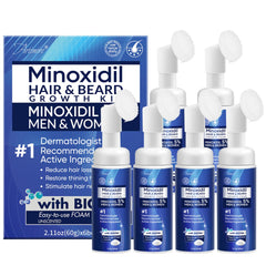 Artimore 5% Minoxidil Foam packaging for convenient daily use.