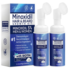 Artimore 5% Minoxidil foam packaging with compact bottle for daily use