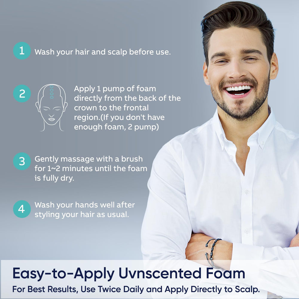 Rutina diaria con Artimore Minoxidil 5% espuma para resultados consistentes.