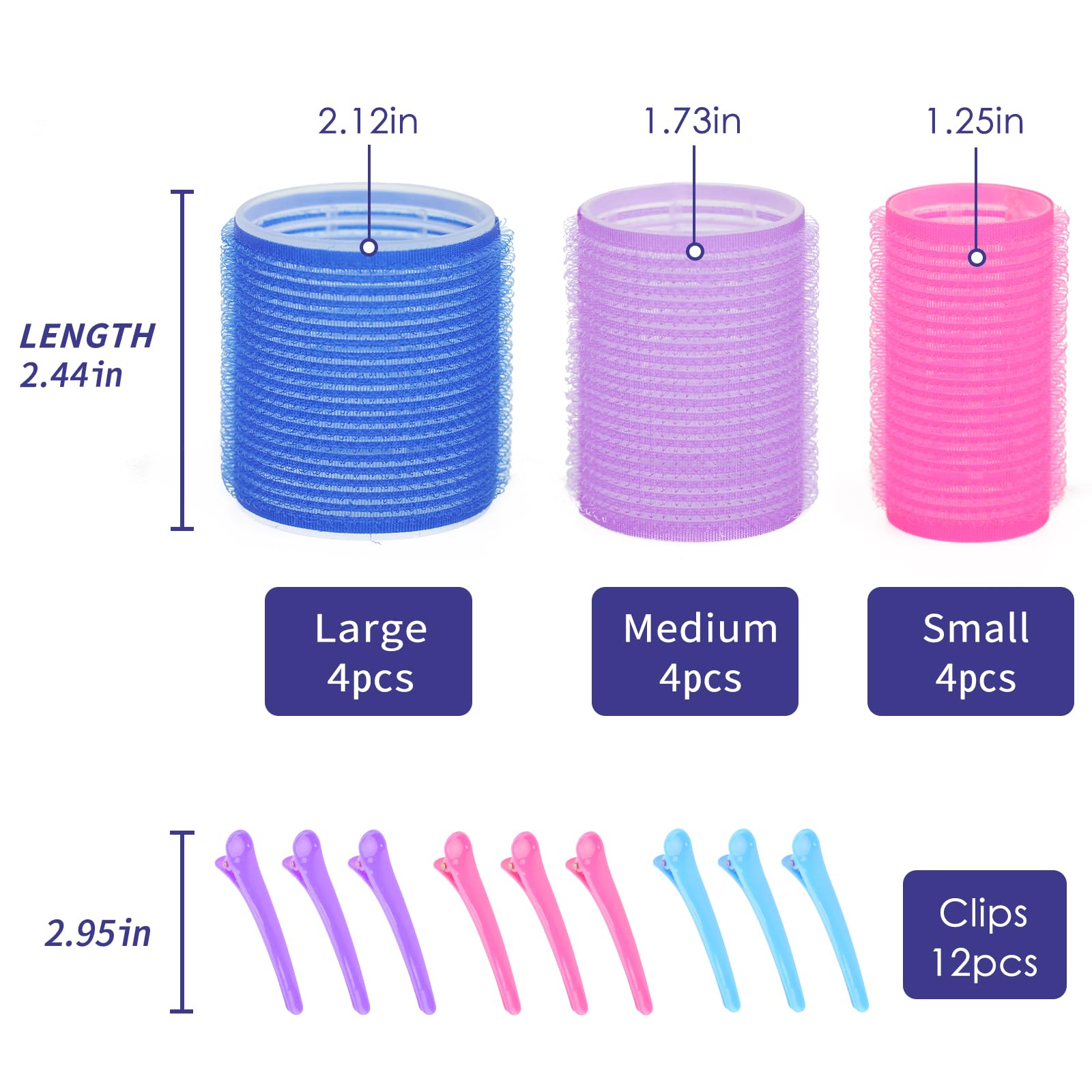 ARTIRNANOG self-grip rollers securely grip hair for all types