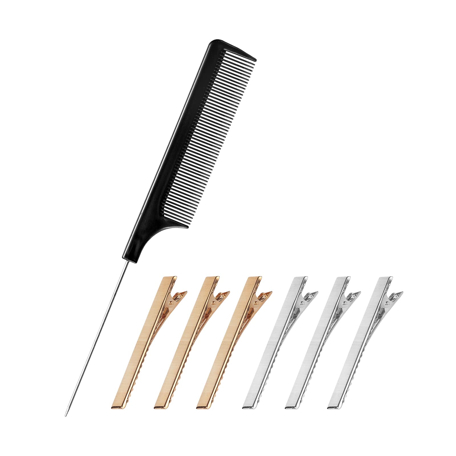 ARTIRNANOG travel clips and comb enable on-the-go styling.