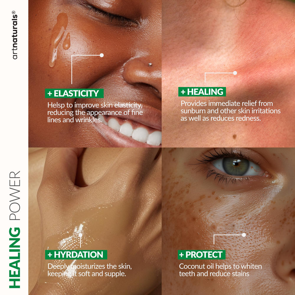 Artnaturals Aloe Fresh Harvest leaves highlight farm-to-fill freshness for skin.