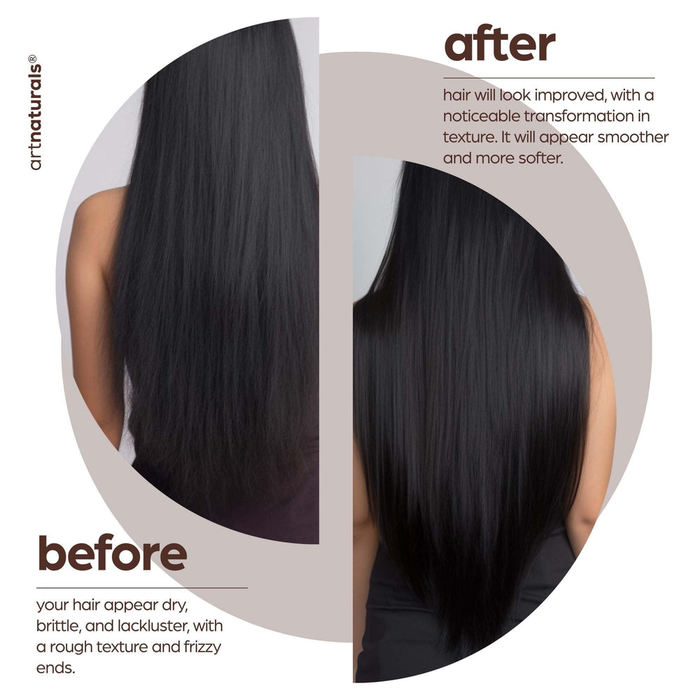 ArtNaturals ingredient blend with argan oil, shea butter, jojoba, and aloe vera.