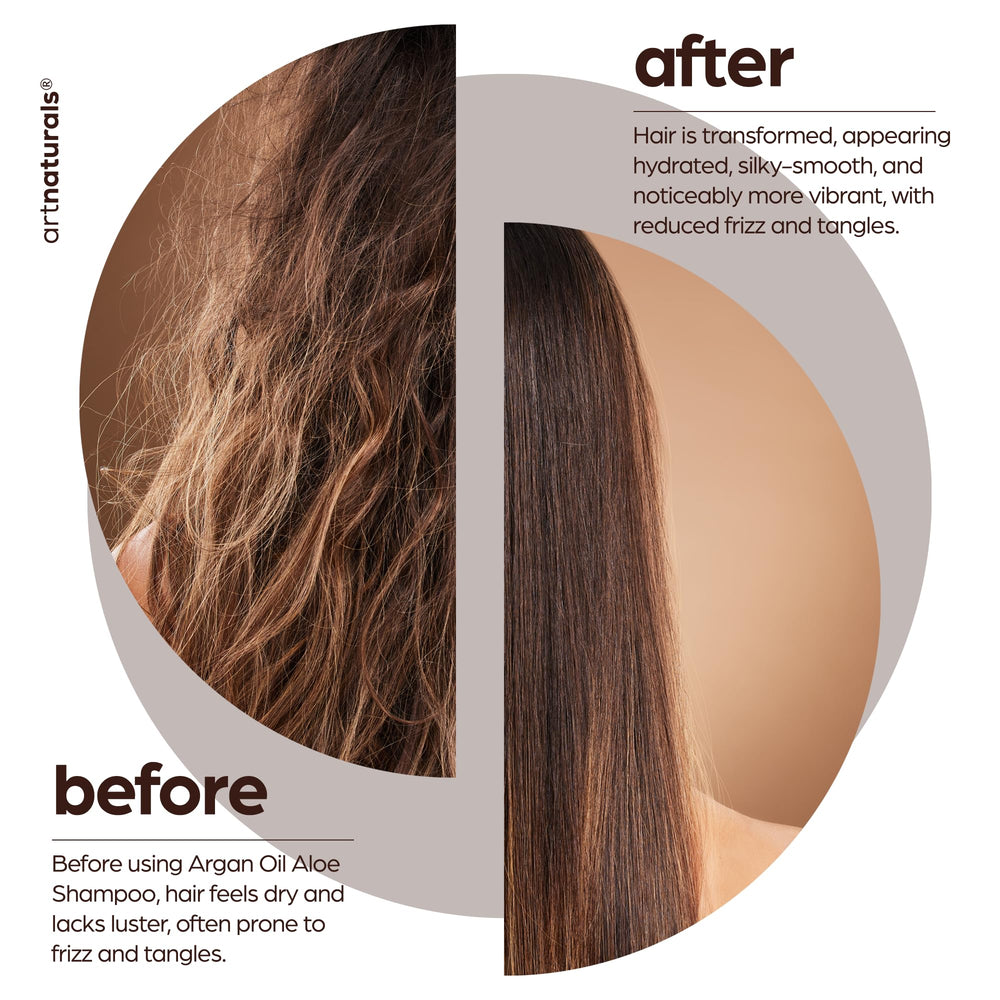 Artnaturals Shampoo Argán Marruecos: cabello suave y brillante tras cada lavado.