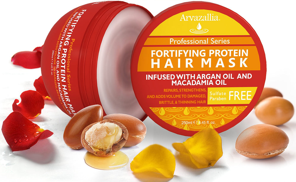 Arvazallia aceite de argán y macadamia, fórmula lujosa que mejora elasticidad y controla frizz