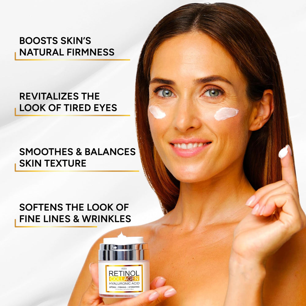 Arvesa crema retinol para uso diario, aplicación suave