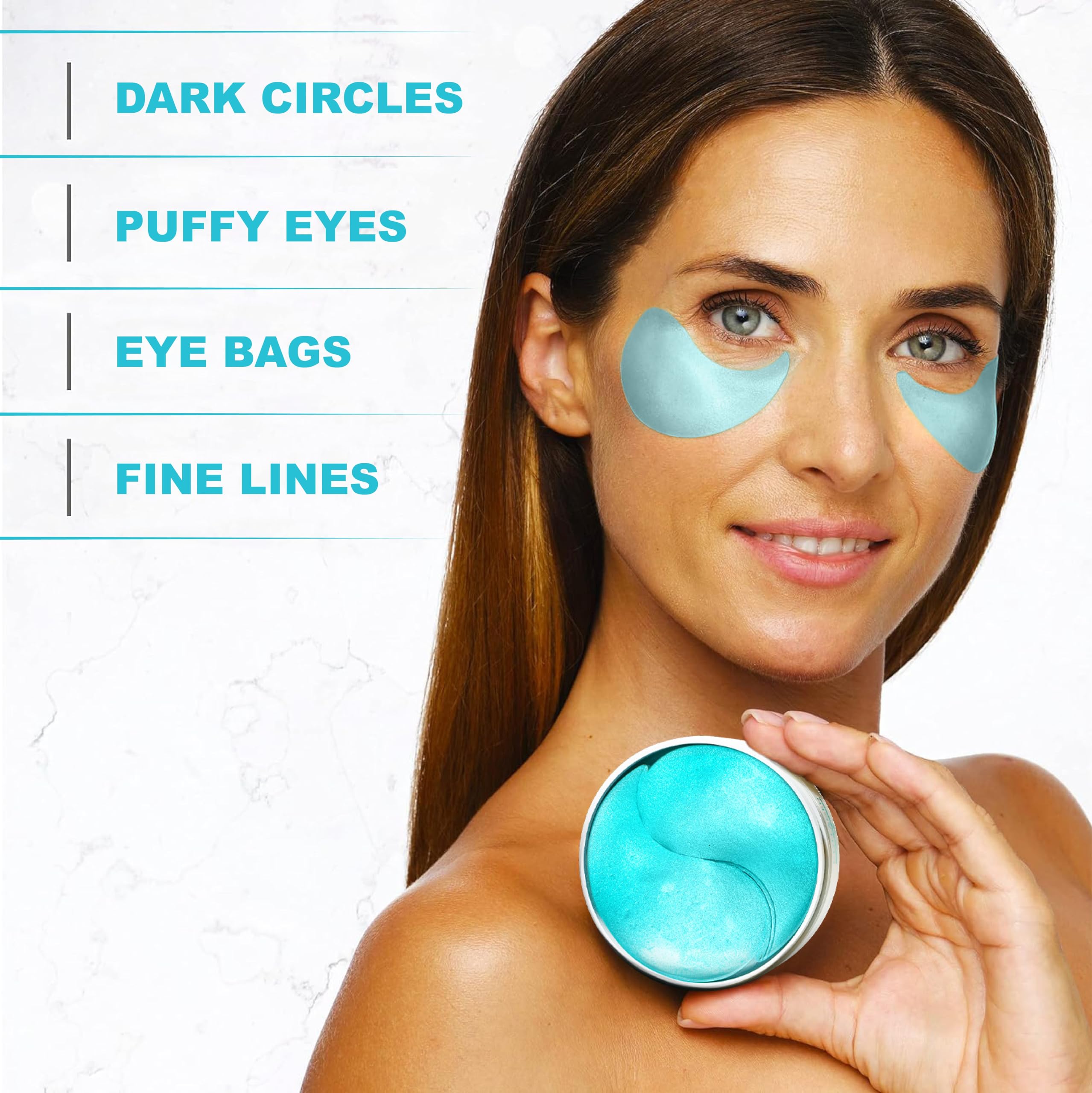 Arvesa parches-ojos-oscuridad combaten sombras para un aspecto más fresco