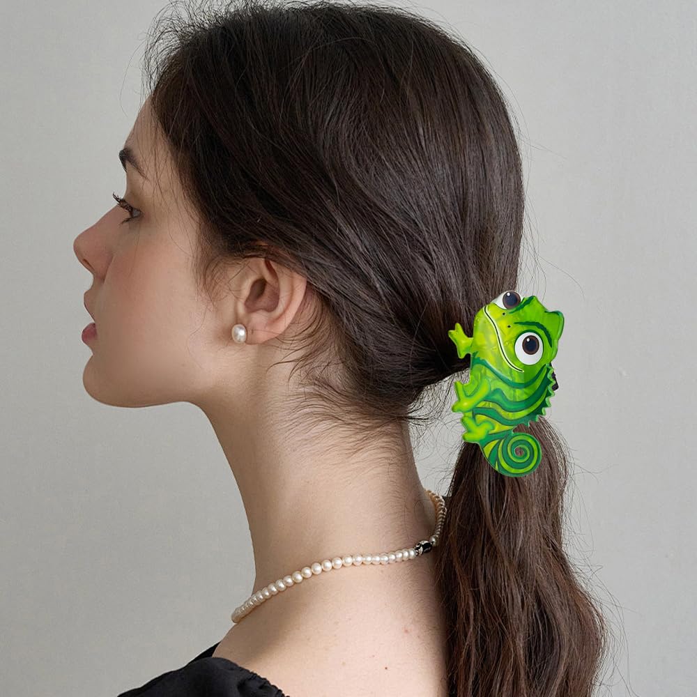 Arvintas clip lagarto verde para fiestas y eventos.