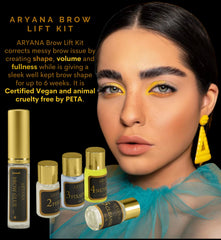 ARYANA NEW YORK brow lift kit glue bottle, easy application and lift