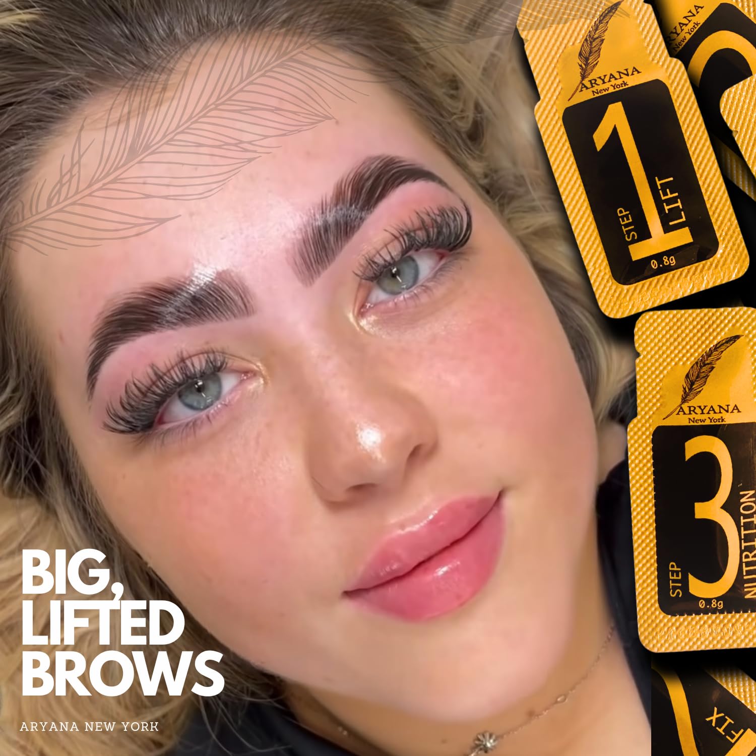 Aryana New York Mascara Wands enable precise brow shaping.