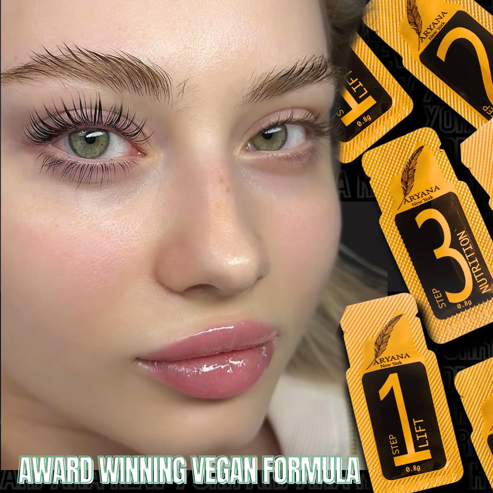 ARYANA NEW YORK vegan lamination lotions for gentle, long-lasting lift