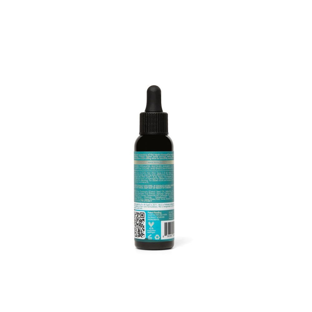 As I Am Bond Oil: brillo natural en el cabello tras su uso.
