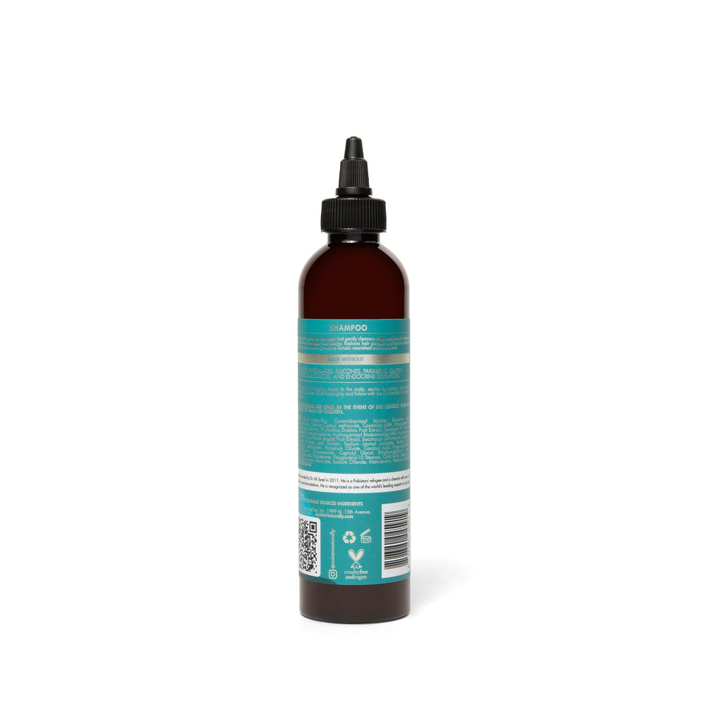 As I Am Bond Repair Shampoo, cabello dañado con reparación y brillo al usar regularmente.