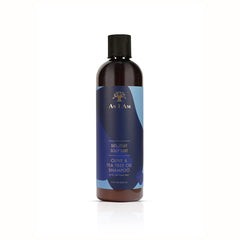As I Am Dry & Itchy Scalp Care Shampoo bottle pour relieves irritation and refreshes the scalp.