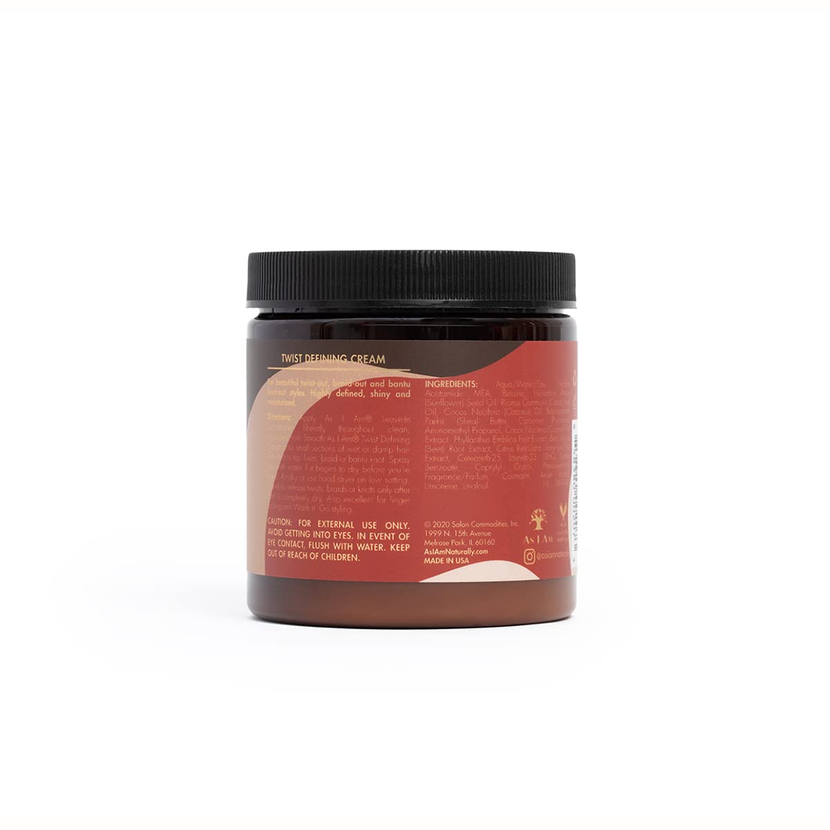 As I Am Twist Defining Cream con fitosteroles para cuidado capilar.