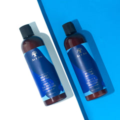 As I Am Zinc Pyrithione formula with olive oil and tea tree oil supports balanced scalp care.