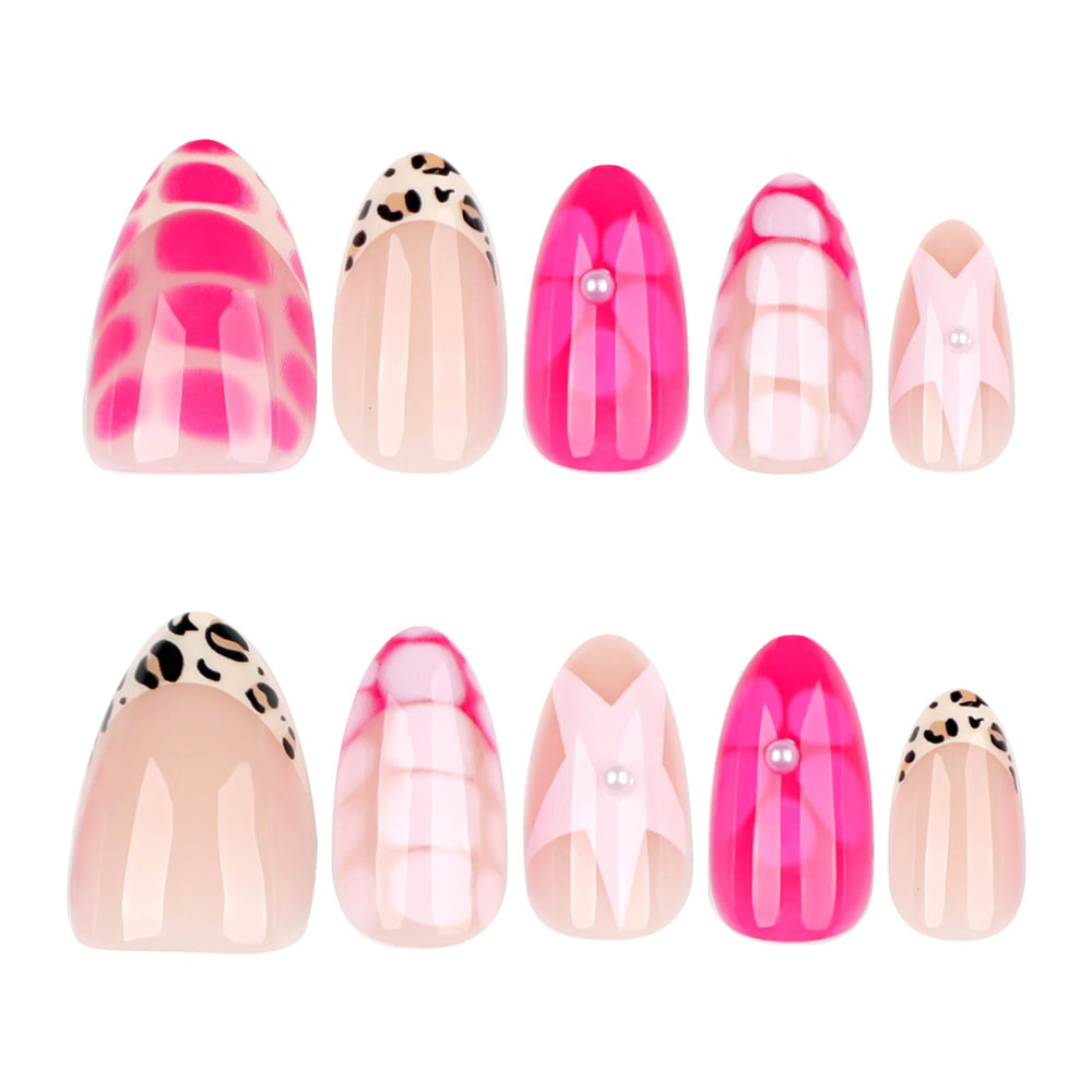 ASABITE kit completo de uñas adhesivas con lima, palito y pegatinas