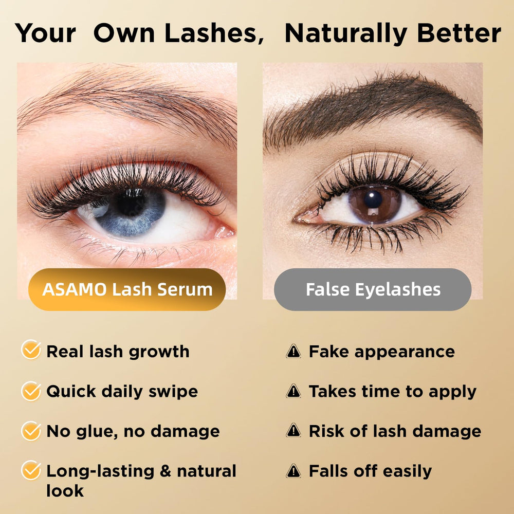 ASAMO oil-free formula swatch demonstrates lightweight non-greasy application