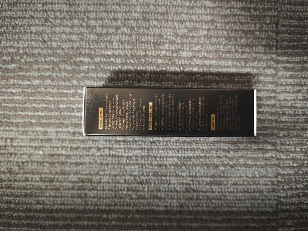 ASAMO packaging box and bottle on vanity for easy daily routine.