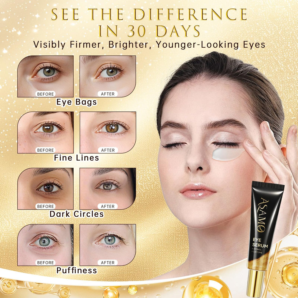 ASAMO serum texture close-up shows creamy, nourishing formula.