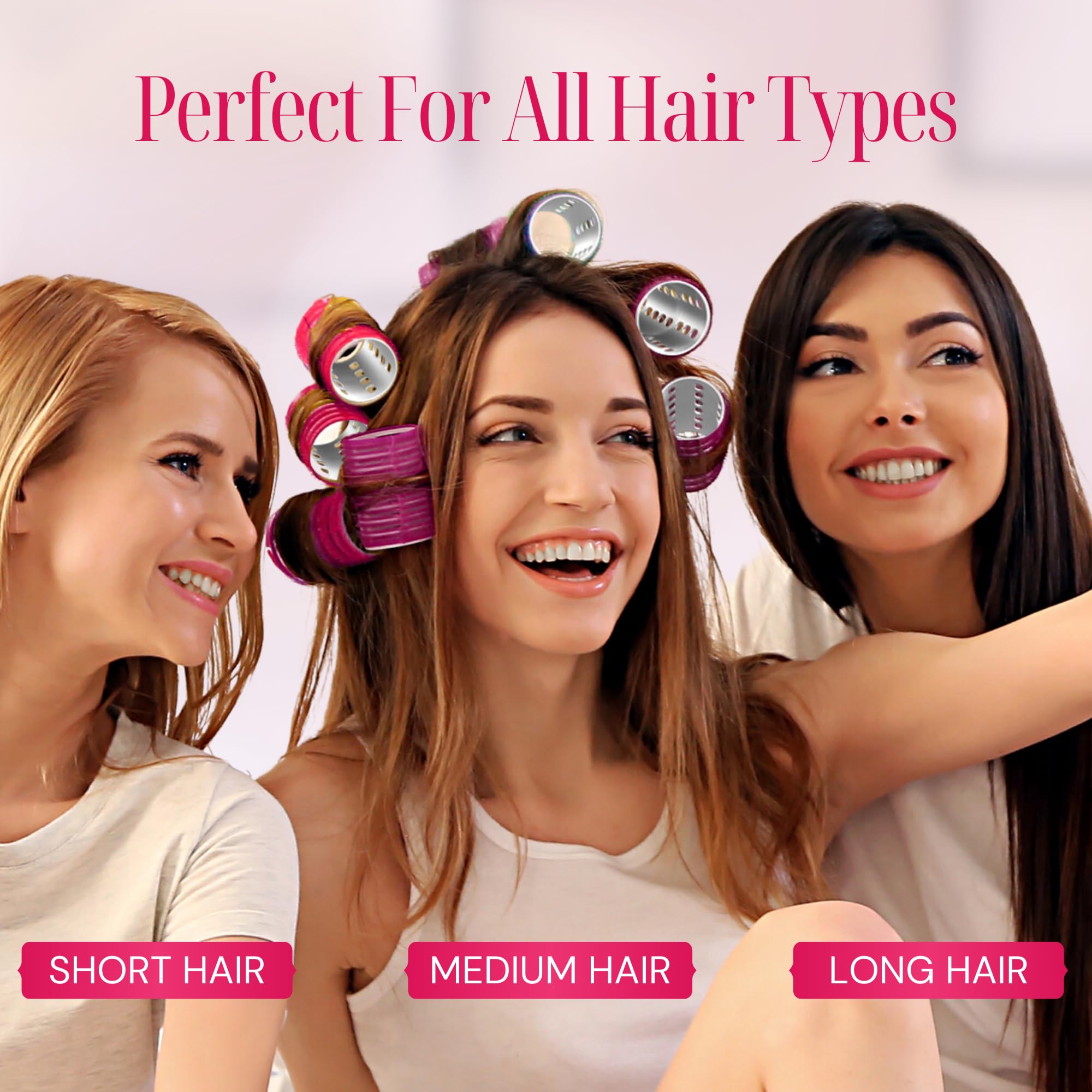 Asani Thermal Rollers available in small and large sizes for all hair lengths.