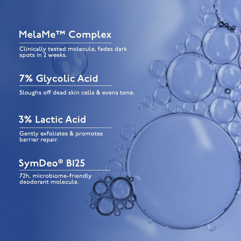 Asaya Even Tone Mist: control de olor diario para axilas frescas.