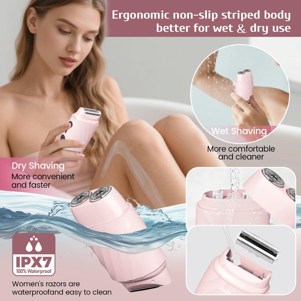 Asbyte IPX7 waterproof rating allows safe use in shower