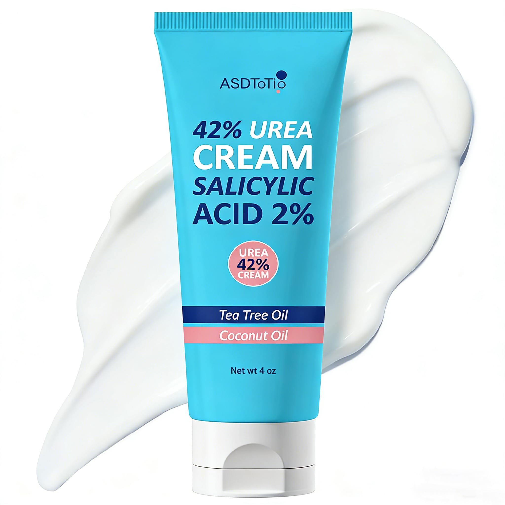 ASDToTio Crema Urea 42% para pies, talones secos suavizados.