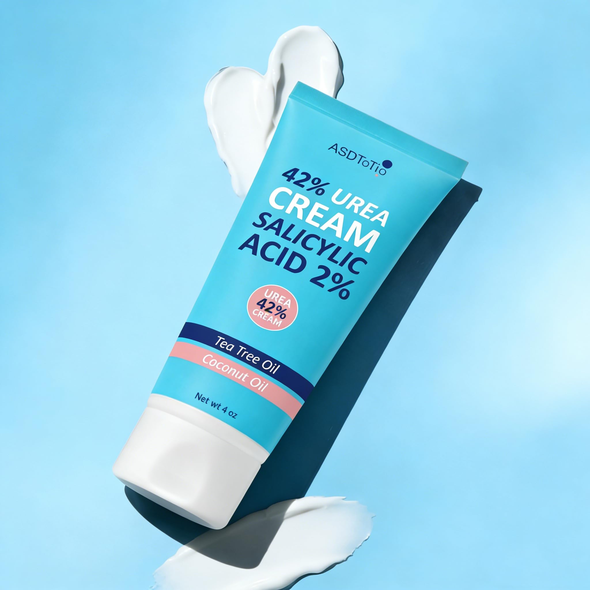 ASDToTio Crema Urea 42% para uso diario en pies y manos.