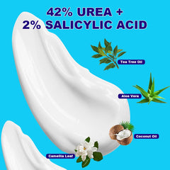 ASDToTio Urea Cream 42% ingredients bowl showcases nourishing formula
