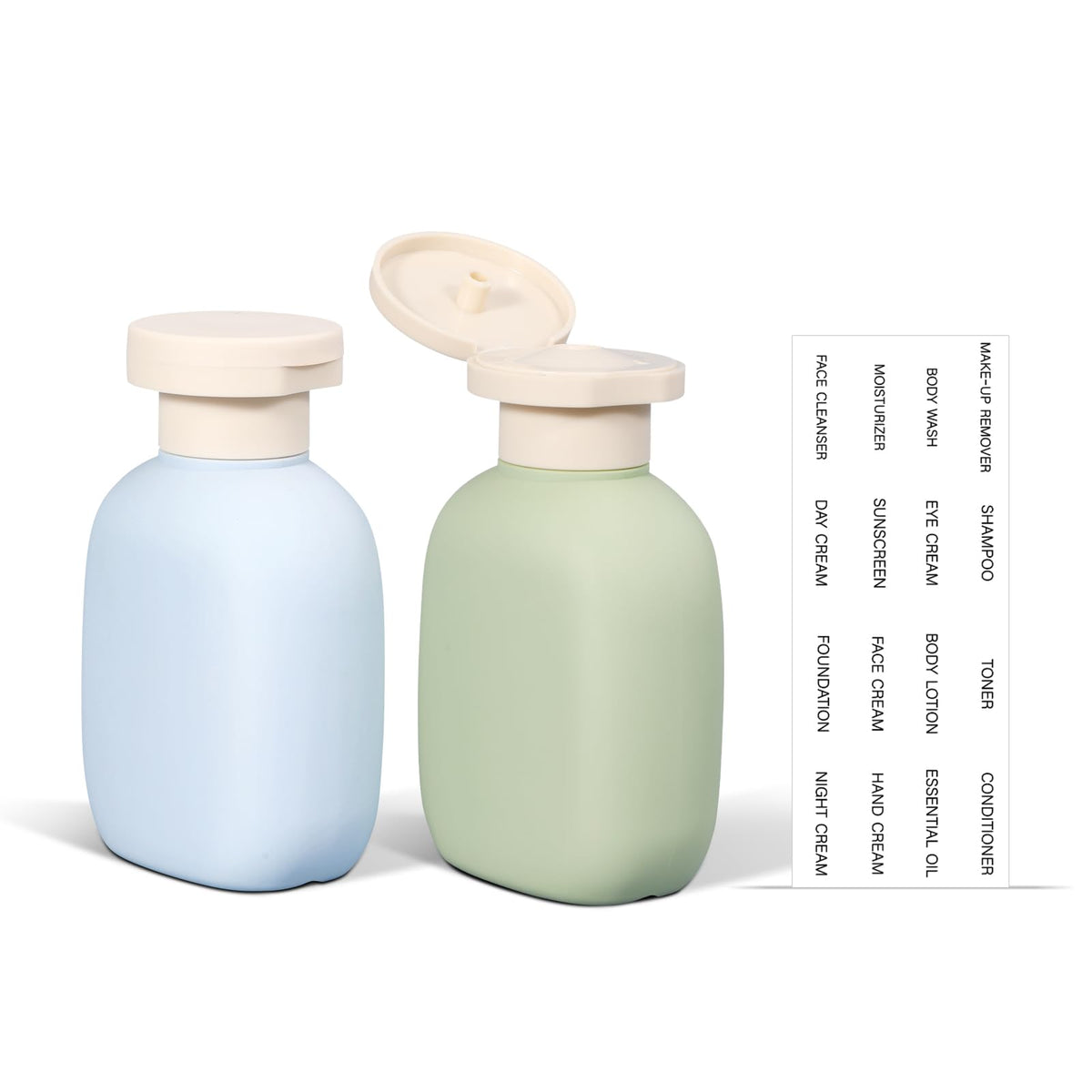 ASEVAT travel bottle with flip cap prevents leaks during flights.