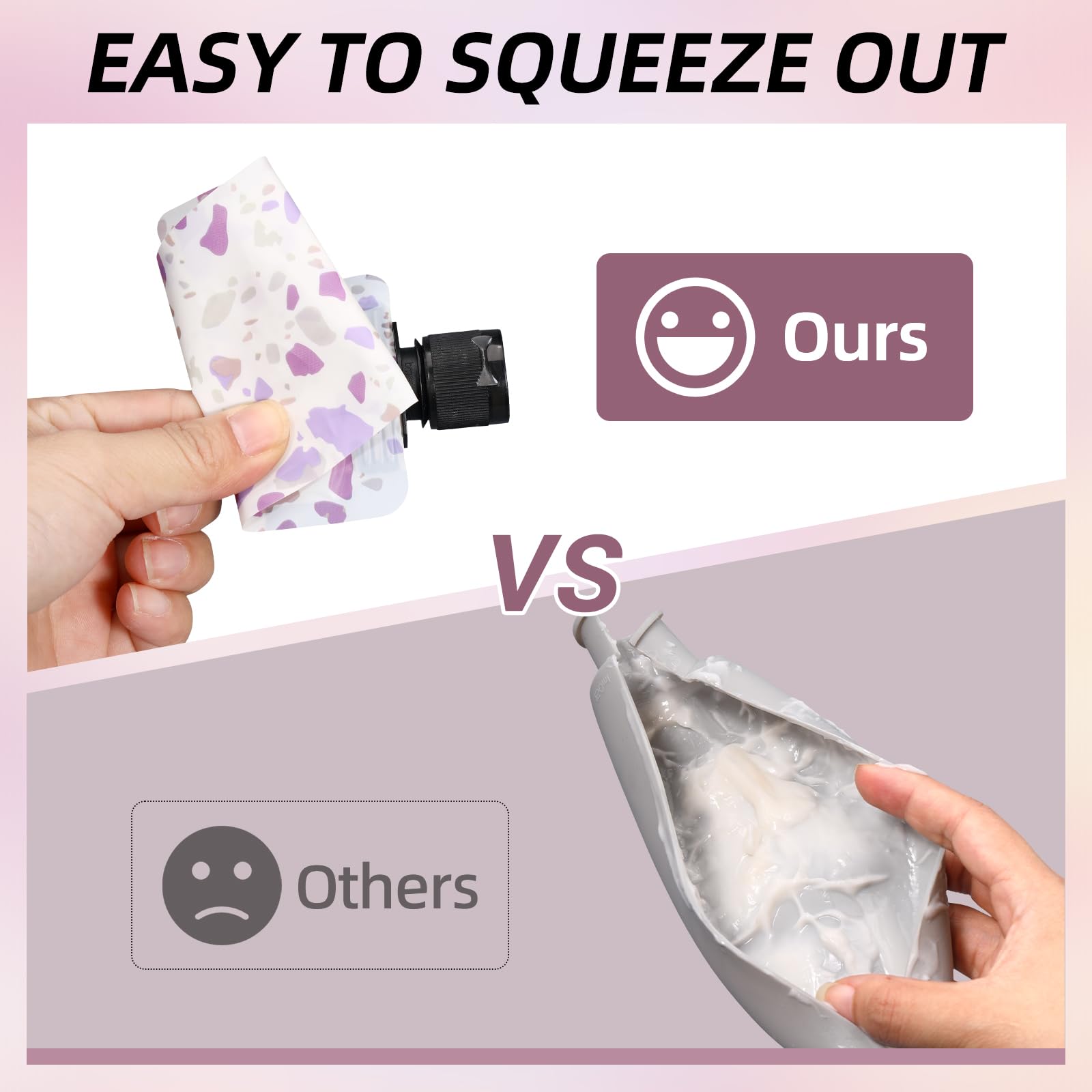 ASEVAT TSA-approved 3oz pouch facilitating quick, smooth security checks.