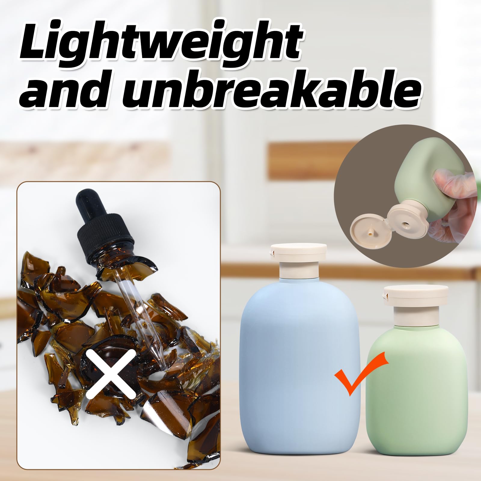 ASEVAT TSA-approved travel bottles meet carry-on liquid guidelines.