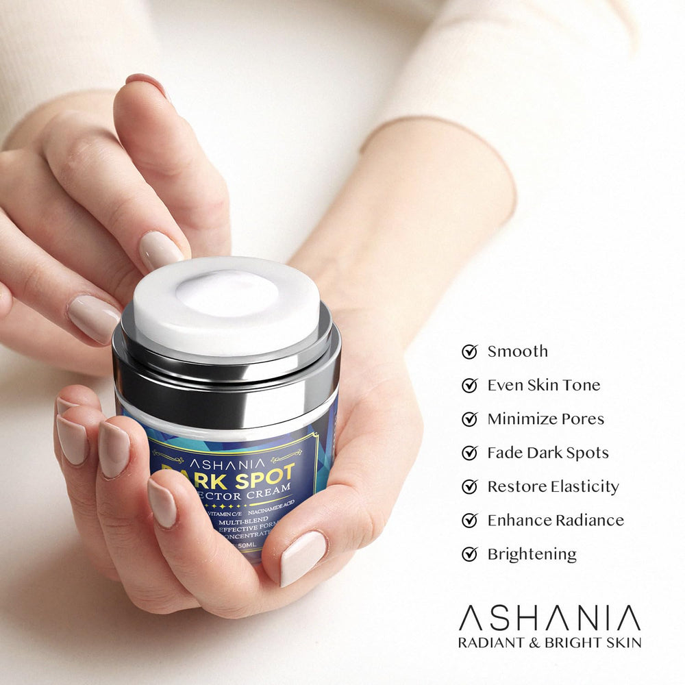 Ashania Corrector de manchas solares ayuda a tono más uniforme.