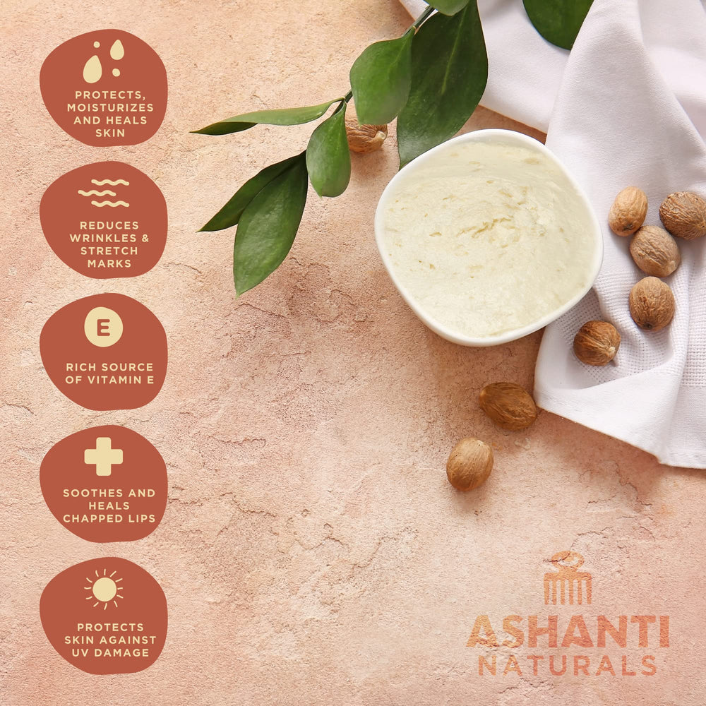 Aplicación suave de crema corporal Ashanti Naturals para uso diario