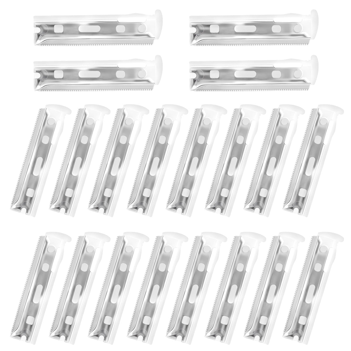 ASHIEE 20-pack blades for Tweezerman facial razor, enabling precise, hygienic replacements.