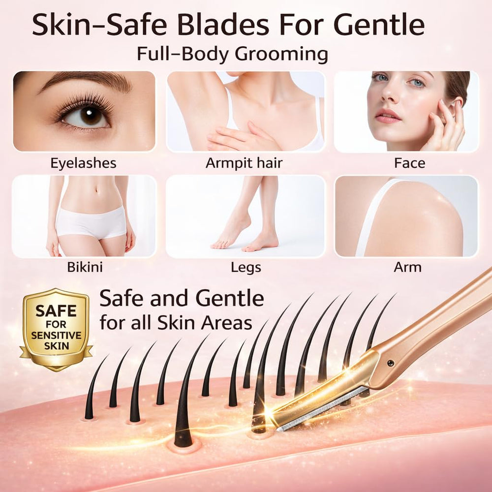 ASHIEE-compatible refills for Tweezerman razor ensure smooth, wobble-free performance.