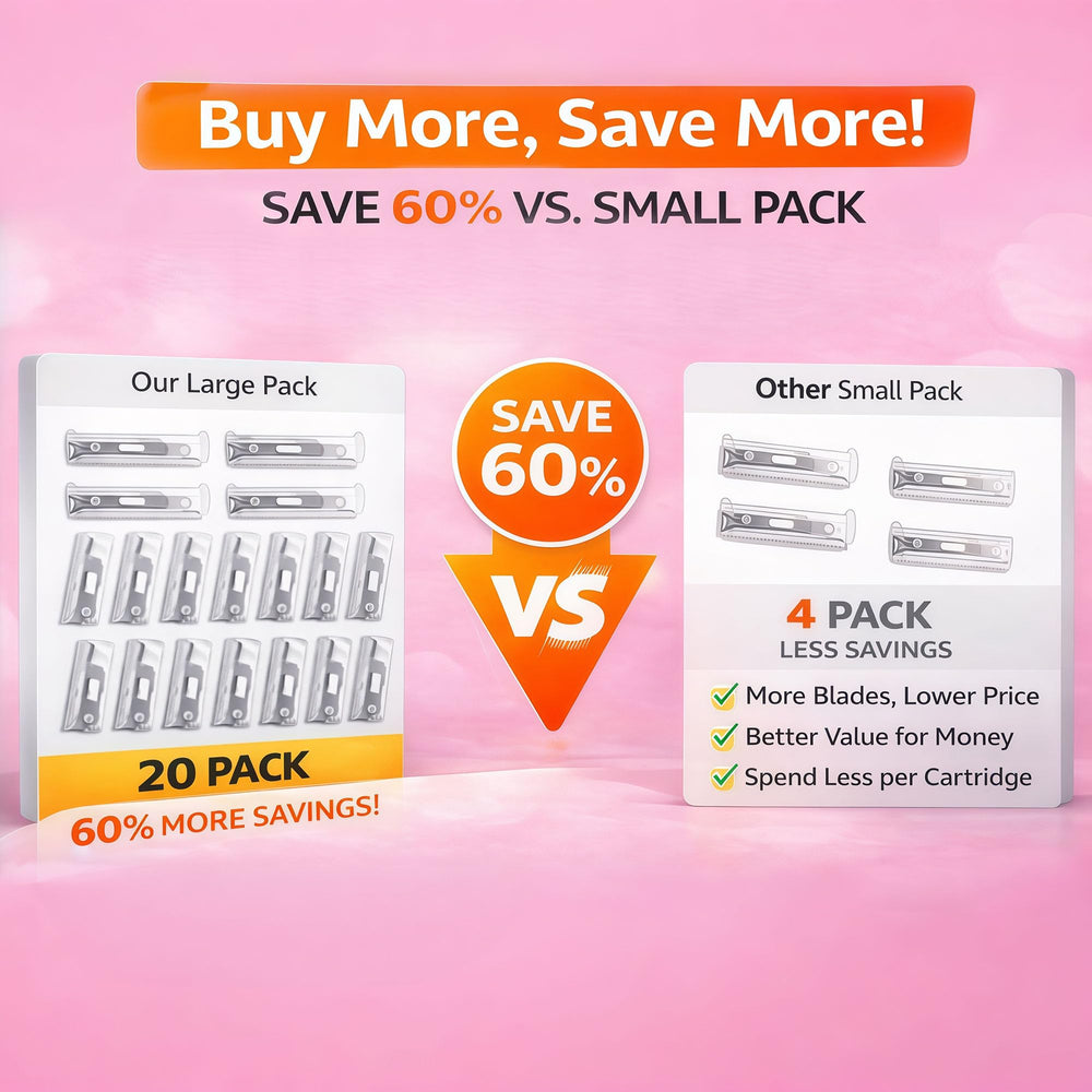ASHIEE value 20-pack offers long-term refills to maintain a fresh routine.