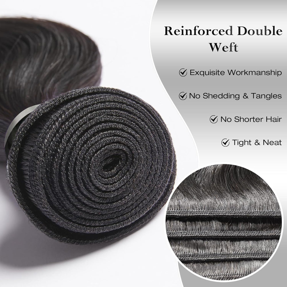 ASHINE double weft construction delivers durability and minimizes shedding during styling