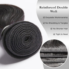 ASHINE double weft construction delivers durability and minimizes shedding during styling