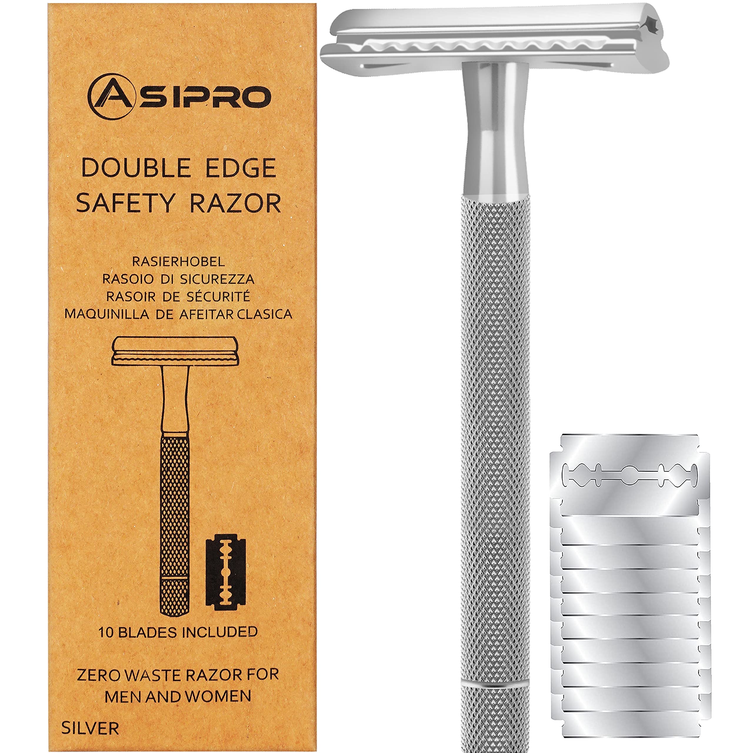 ASIPRO daily shaving setup demonstrating safe and comfortable use.