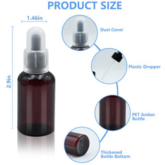 AskBed amber bottle with dustproof cap to prevent nozzle contamination