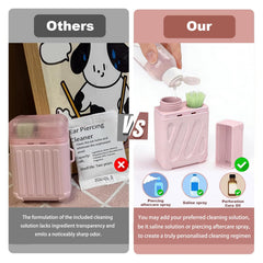 Asmonato contenedor de solución de 15 ml para limpieza personalizada
