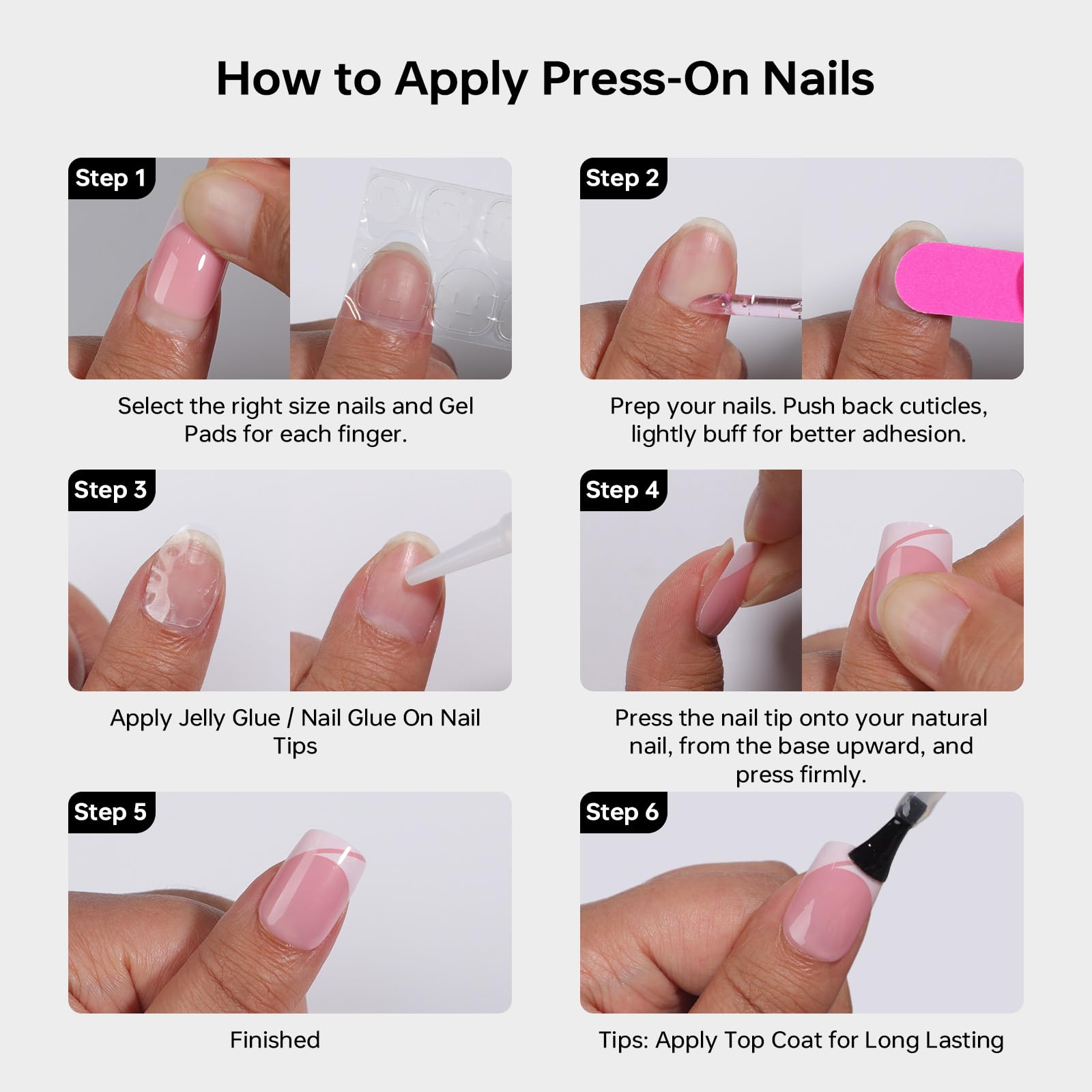 ASONRL mini nail file and stick set for shaping and prep.